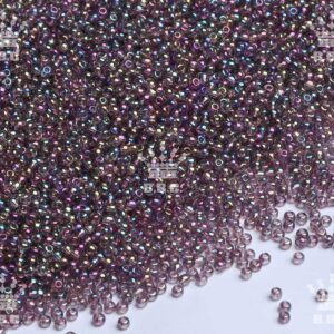 Round Rocailles - Transparent Rainbow - 21060