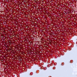 Round Rocailles - Transparent Rainbow - 91090