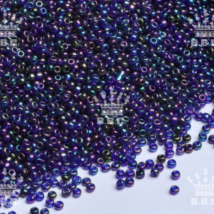 Round Rocailles - Transparent Rainbow - 31100